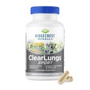 Ridgecrest Herbals ClearLungs Sport, Oxygen Intake et formule de soutien pulmonaire avec Cordyceps, Rhodiola, Eleuthero (60 capsules véganes, 30 Serv)