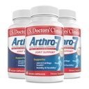 U.S. Doctors' Clinical Arthro-7 - Clinical Proven Joint Support Complex mit Kurkuma, Kollagen, Bromelain für Flexibilität, Mobilität, & Strong Cartilage - 180 Kapseln(3 Flaschen) - 45/90-Day Supply