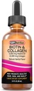 SBR Nutrition Biotin and Collagen Liquid Daily Dietary Supplement, Vitamins for Hair Growth and Thickening, Skin Health and Nail Strength, 2 oz (60mL)
