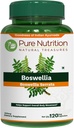 Pure Nutrition Boswellia Serrata 15:1 Extrakt 600mg | 120 Cap | Min 65% Boswellic Acids | Jedes Servierangebot 600mg 15:1 Extrakt Equivalent zu 9000mg Raw Boswellia Powder | Non-GMO