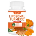 2200mg Liposomal Kurkuma-Ergänzung mit schwarzem Pfeffer & Ginger Enhanced Absorption - 95% Curcumin-Extrakt für Gelenkunterstützung 60 Kapseln