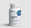 Thiamax Vitamine B1 (Thiamine TTFD), L'original, Pas de charges toxiques, soutient le métabolisme énergétique, haute dose, tiers testé, tous les ingrédients actifs 100mg, 180 Compte