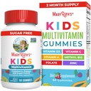 MaryRuth Organics Vitamines pour enfants Multisupprimé sans sucre 2 mois d'approvisionnement pour enfants Multivitamine Gummies pour les âges 2+.