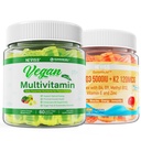 NEVISS Vitamin D3 5000IU + K2 (MK-7) 120mcg mit Vegan Multivitamin für Männer mit Eisen, Vitamin B12, A, D3, K2, Algae Omega 3, Magnesium, Zink