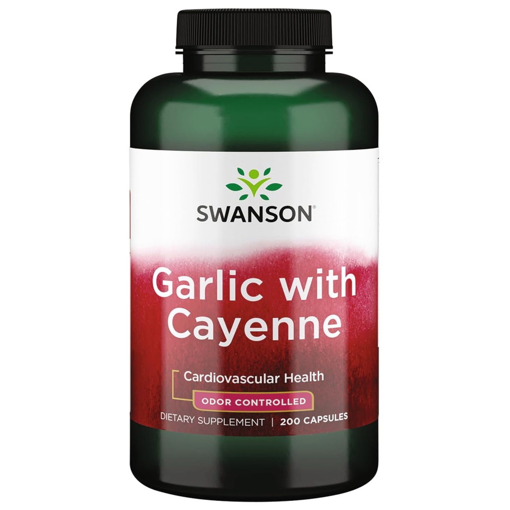 Ail Swanson avec Cayenne 200 Capsules