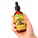 Tropfen | Natürliche Kava von Fiji | Fast Acting Kava Root Extract for Calming & Relaxation | 50 mg Potent Kavalactone | 1 oz