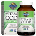 Jardin de la vie Complexe Vitamine B, 60 Capsules Vegan, Vitamines de haute puissance pour l'énergie et le métabolisme avec B6, Folate et B12 comme méthylcobalamine Plus Probiotiques