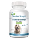 Vitamin E für Hunde, fördern Herz-Kreislauf-Gesundheit, unterstützen Zellmembranen, Vitamin E-Komplex zu erhöhen Hund Immunsystem Plus Zink, Selen, Folat, Lachsöl, 120 Kautabletten