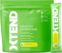 Xtend XTEND Gesunde Hydration | Überlegene Hydration Pulver-Packets | Elektrolyt-Getränk-Mix | 3 essentielle Aminosäuren | NSF zertifiziert für Sport | 28 Sticks, Zitronenlime
