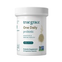 True Grace One Daily Probiotic - 30 vegetarische Kapseln - 90 Billion CFU - Gut, Verdauungs- und Immungesundheitsunterstützung Mischung mit präbiotischer Faser - Gluten & Soy Free