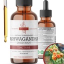 Les gouttes liquides d'Ashwagandha bio, la teinture racine d'Ashwagandha, les suppléments d'extrait d'Ashwagandha - 2 Fl Oz