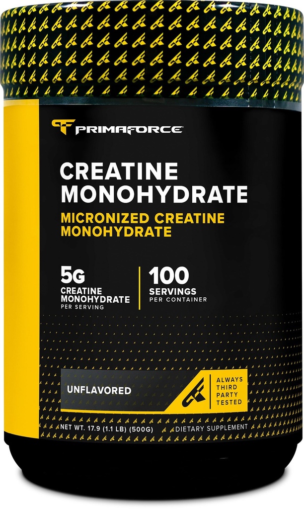 Primaforce Micronized Creatin Monohydrat Pulver 500 Gramm (1,1 Pfund)