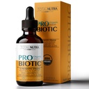 Probiotique liquide pour les femmes, les hommes, les enfants, les tout-petits Probiotique : Probiotiques biologiques USDA, Probiotiques végétaliens Liquid & Alfalfa Blend + Acidophilus pour la santé Gut, Sans sucre de gluten laitiers, Probiotiques oraux non OGM