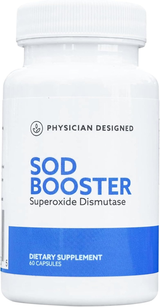 Physician Designed VARS SOD Booster - Superoxide Dismutase Supplement | SOD Supplement | 60 Capsules | Best Antioxidant Supplements