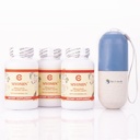 AEE Chi's Enterprise 120 Stück (3-Pack) Myomin fördert gesunde Hormonspiegel 500mg Kapseln, Haut und Gesundheit Pille Organizer Bundle