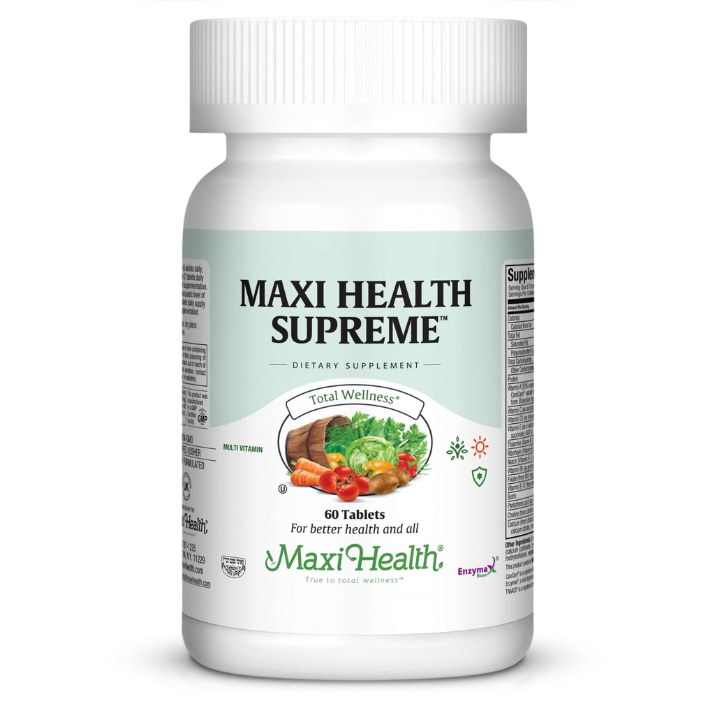 Multivitamine pour les hommes et les femmes – Multi quotidien suprême haute puissance avec minéraux, CoQ10 et antioxydants – Énergie, soutien immunitaire, os, coeur et bien-être – Vitamine A, C, D, E, B12, B6 et Biotine 60 Comte