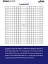 Amsler Eye Grid mit Magnetrücken - Daily Vision Screening Tool für Macular Degeneration & Glaucoma Patienten von Klinischen Experten (1 Pack)