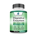 Verdauungsenzyme Plus Probiotics & Prebiotics, 120 Veggie Kapseln, Für Verdauung mit Amylase, Bromelain, Papain, Lipase, Lactase, Protease, Papain, Cellulase, Vegan & Glutenfrei, 2 Monate Versorgung