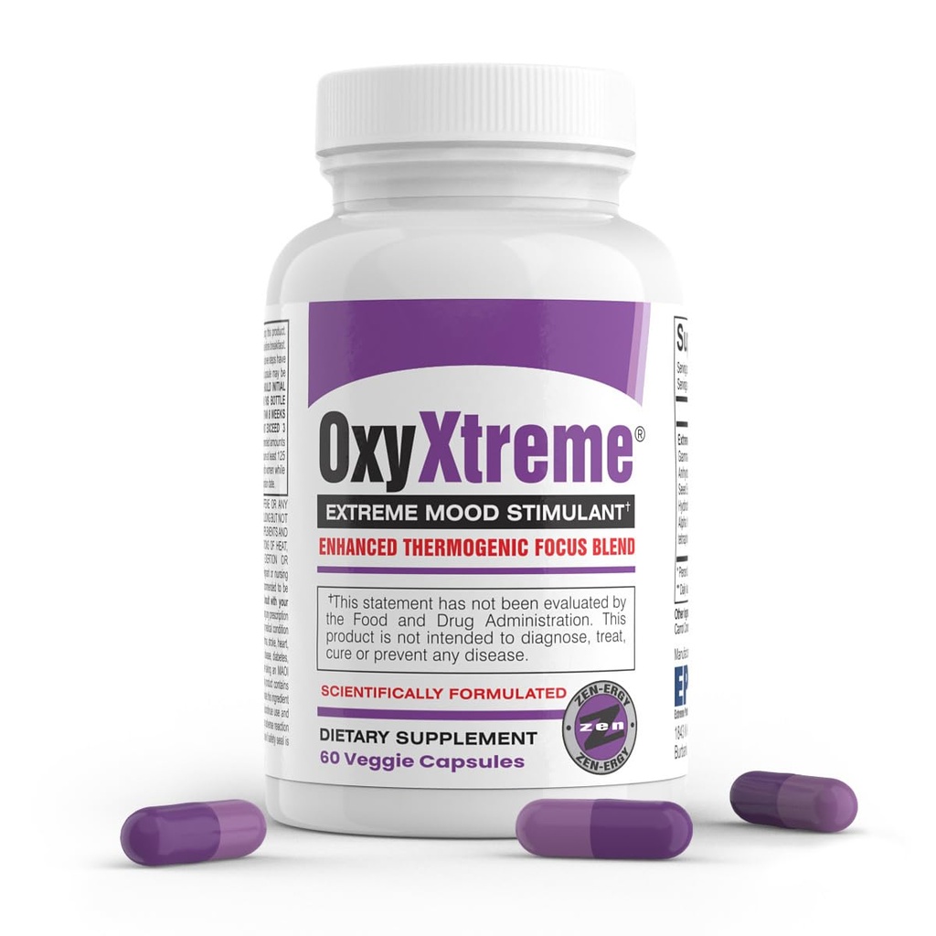Oxy Xtreme by EPG is a Feel-Good Energy Product That has The Look and Feel of The Old Oxy Elite Pro. Ignited by GABA Caffeine and Yohimbe. 60 Veggie Capsules