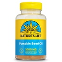 Nature's Life Pumpkin Seed Oil Supplement - Quelle von Omega 3 6 essentiellen Fettsäuren und Antioxidantien - Kalt gepresst von Bio Kürbis Samen - Vegan, 60-Tage Garantie, 90 Servierungen, 90 Softgels