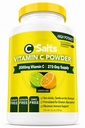 C-Salts Vitamin C Powder Supplement - 100% reines hoch dosiertes gepuffertes Vitamin C-Pulver für Immununterstützung - bio, Sugar-Free, Vegan, Non-GMO, Stomach-Friendly, Lemon Lime 26oz