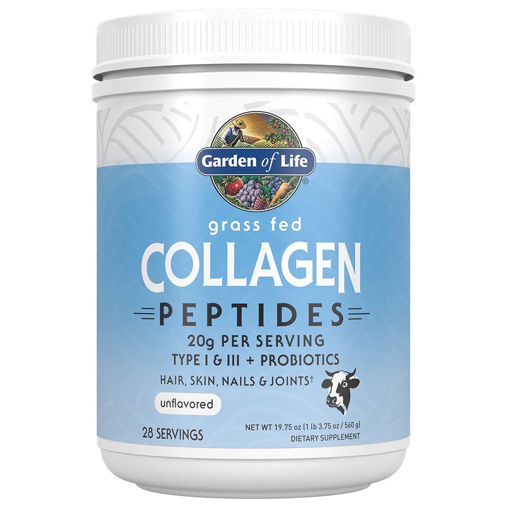 Garten des Lebens Gras Fed Collagen Powder, Elderberry Gummies - Immununterstützung, Haarhaut Nails Gelenke, 120 Vegan Gluten Freie Gummie