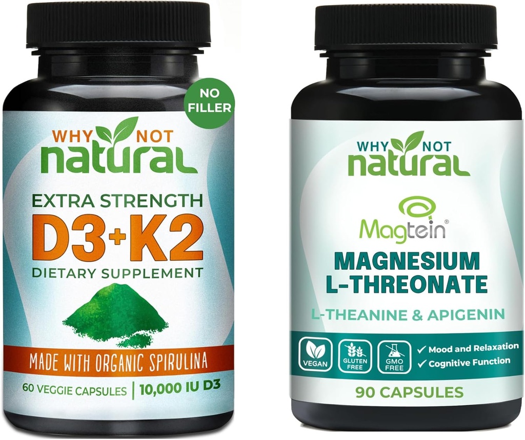 Warum nicht natürliches Magnesium L-Threonat-Komplex und Vitamin D3K2