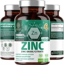 N1N Premium Zink 50mg [3X Absorption, Vegan] Alle natürlichen Zinkoxid und Citrat Ergänzung für Immununterstützung, Hautgesundheit und bessere Verdauung, 100 Tabletten
