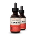 Vegan Vitamin B12 Sublingual Liquid Drops Methylcobalamin Max Strength B12 5000mcg Formel - Vegan B 12 Vitamin Support Energy, Promote Memory & Aid Immunsystem (2 Pack)