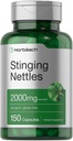 Horbäach Nettle Capsules Sting 2000mg=150 Comte=150 Supplément d'extrait de feuille d'herbe