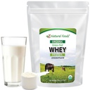 Z Natural Foods Organic Whey Protein Concentrate - Nährstoff-Dense Grass Fed Whey Protein Powder - Kaltverarbeitetes reines Whey Protein mit essentiellen Aminosäuren für Ernährung & Fitness, Unflavored, 5 lbs