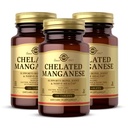 Solgar Manganèse chélaté - 100 comprimés, lot de 2 - Soutient la santé osseuse, articulaire et nerveuse - Non-OGM, végétalien, sans gluten, sans laiterie, sans casher - 200 Total des portions