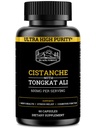 Cistanche Tubulosa 200mg & Tongkat Ali 400mg (Max Purity) 2 Monat Versorgung (50% Echinacoside + 10% Acetoside mit Tongkat Ali für Herren 200:1 (Longjack) Eurycoma Longifolia ähnlich Fadogia Agrestis