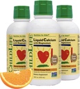 ChildLife Essentials Flüssige Kalziumergänzung für Kinder - Baby Kalzium mit Magnesium, Zink und Vitamin D3 - Orange Flavor, 16 fl oz (3 Pack)