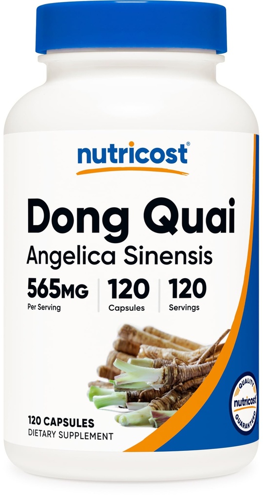 Nutricost Dong Quai 565mg, 120 Capsules - Gluten Free, Non-GMO, Vegetarian Capsules - Angelica Sinensis