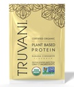Truvani Poudre de protéines de pois végétaliens de la banane Cinnamon de la banane 20g Protéine biologique à base de plantes de la pomme de terre