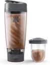 Promixx Pro Shaker Bottle | Wiederaufladbar, Leistungsstark für glatte Protein Shakes | beinhaltet Supplement Storage - BPA Free | 20oz Cup (Graphite Gray)