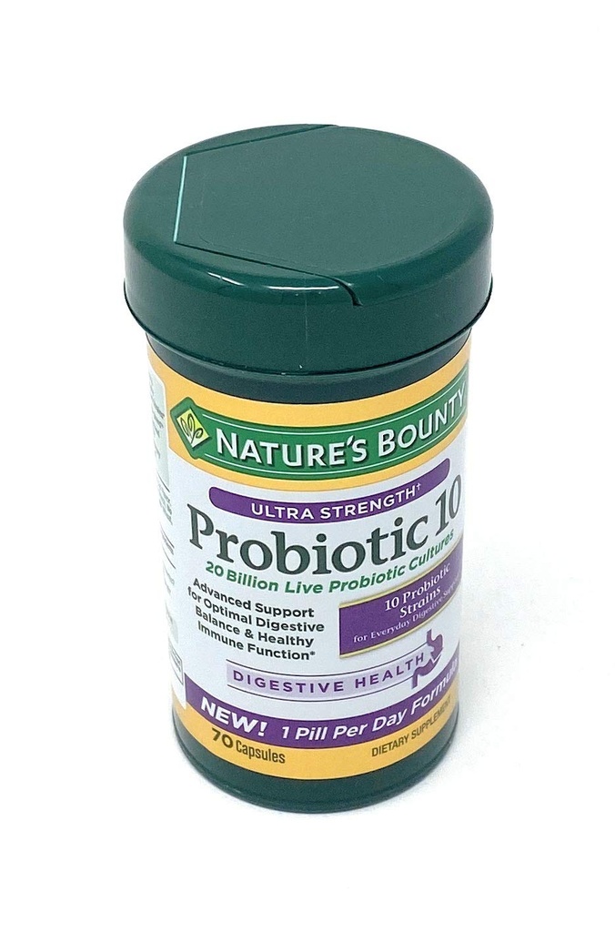 Natur Bounty Ultra Strength Probiotic 10, 70 Kapseln