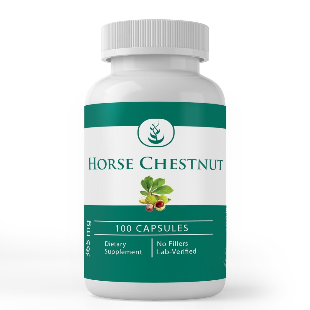 PURE ORIGINAL INGREDIENTS Horse Chestnut (100 Kapseln) Immer rein, keine Zusatzstoffe oder Füllstoffe, Lab Verifiziert
