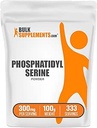 BulkSupplements.com Phosphatidylserine Powder - Phosphatidylserine Supplement, Aus Sojabohnen - 300mg pro Servierung (60mg Phosphatidylserin), 100g (3,5 oz) (Pack von 1)