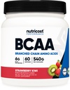 Nutricost BCAA Pulver (Strawberry Kiwi) 60 Servierungen - Optimal 2:1:1 Verhältnis