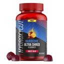 Hydroxycut Hardcore Ultra Shred Gummis, Sweet Heat - 99% Stimulant Free - Inklusive Capsaicin & B Vitamine - für Damen und Herren
