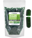 XPRS Nutra Taille 0 Capsules vides - 1000 Culots vides Capsules véganes - Pilules végétariennes pour le bricolage Remplissage des capsules végétales - Caps de pilules végétariennes (vert sur les forêts)