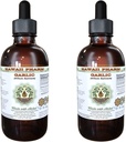 Knoblauch Alkoholfreie Flüssigextrakt, Organischer Knoblauch (Allium sativum) Getrocknetes Pulver Glycerit Hawaii Pharm natürliche Kräuterergänzung 2x2 oz