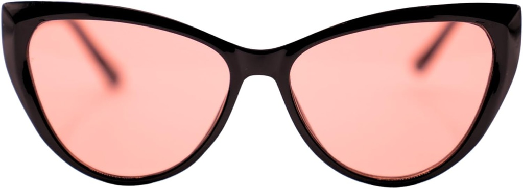 FL-41 Verres de migraine Objectif transitoire pour la sensibilité à la lumière intérieure/extérieure et la photophobie Sac de vêtements pour yeux de chat