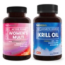 BioEmblem Antarktis Krill Öl Supplement und Frauen Multivitamin