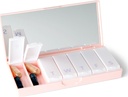 PORT X POLISH Designer Organisateur hebdomadaire de boîtes à pilules (Single 1X Daily, Blush Pink)