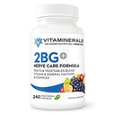Vitaminerals 2BG+TM B Complex Immununterstützung High Potency B Complex | Fruits & Veggies Blend | 240 Veggie Caps