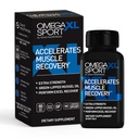 OmegaXL Sport Extra Strength Muskel Erholung Ergänzung und Atmungsunterstützung Ergänzung - verbessert DOMS und ROM, Klinisch unterstützt Green-Lipped Mussel Öl (60 Softgels)